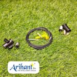 Hanging Set With Accessories Adjustable Hanging Clutch Wire For Lights In Black Color 1Meter
