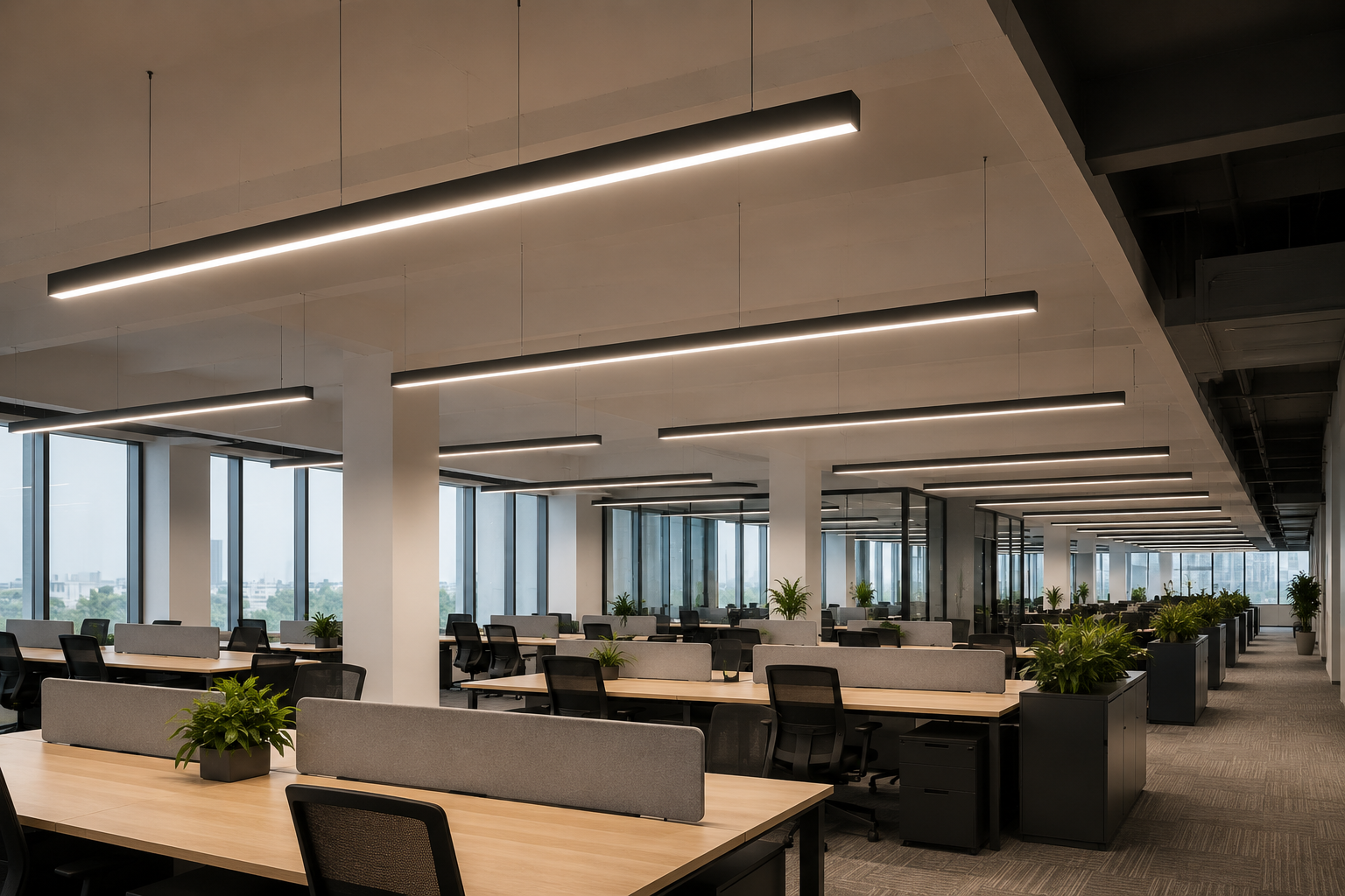 Surface and Recessed Linear Pendant Lights For Every space