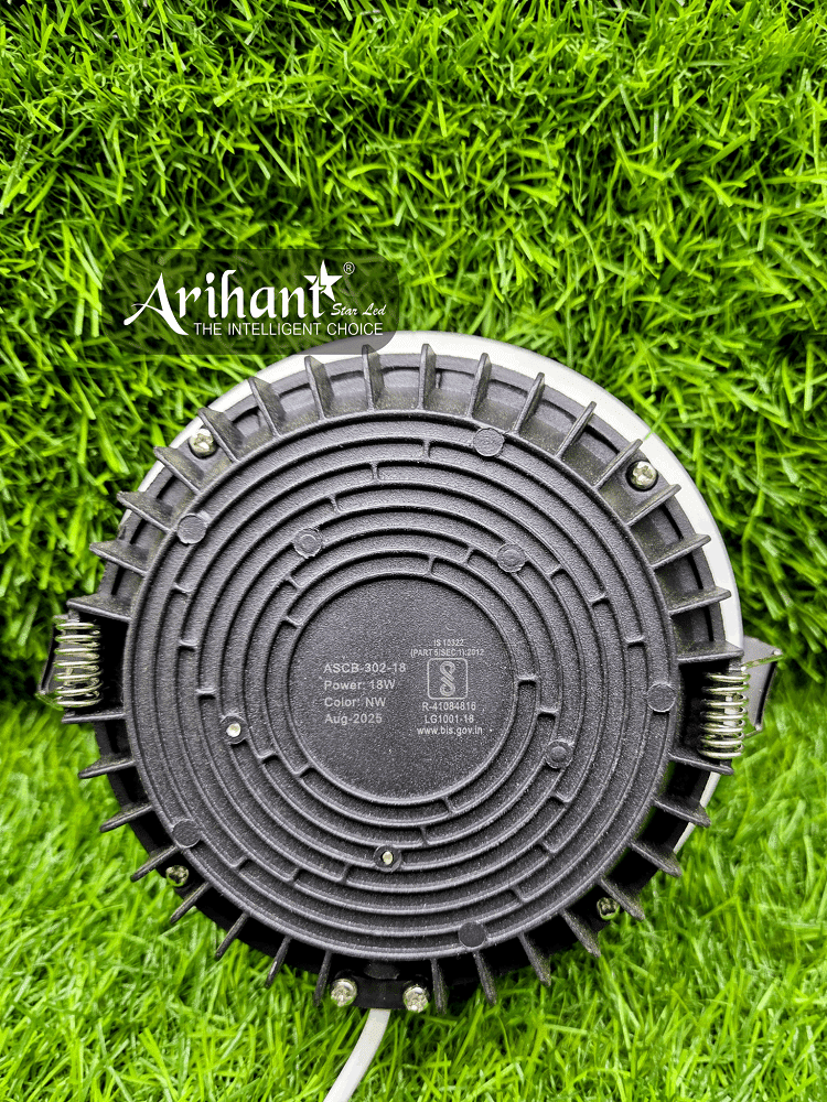18W Led Ceiling Panel Light Round Aluminium Body
