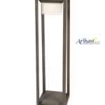 Aluminium Grey Bollard Light for Landscape, Garden & Resort