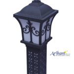 Arihant Star Decorative Outdoor Bollard Light for Garden & Resort Landscaping