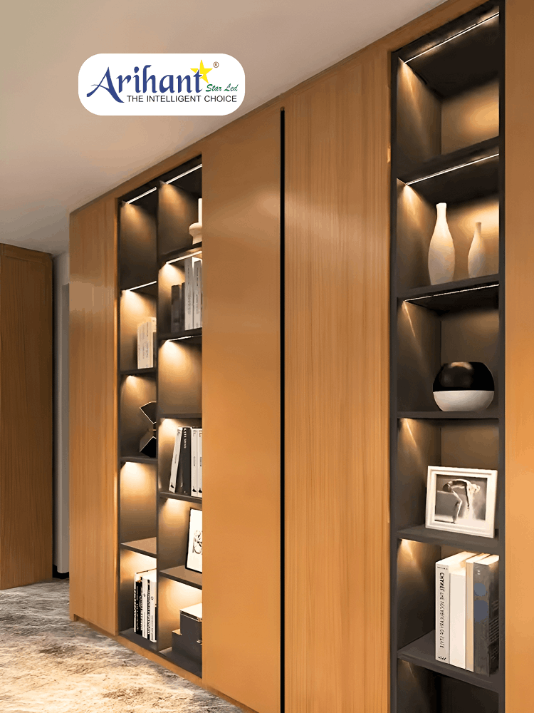 Arihant Star 25mm Wardrobe Profile In 45 Degree For Kitchen Shelf Arihant Star 25mm Wardrobe Profile In 45 Degree For Kitchen Shelf