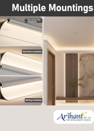 Arihant Star 60X38 Led Corner Profile Light For Home Ceiling Designs In India