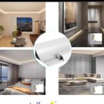 Corner Profile Light (No Direct Lighting) - Aluminium Channel Light 3meters