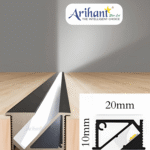 Z Shape Cabinet Profile Light 45Degree Angle For Kitchen, Shelf Aluminium Profile
