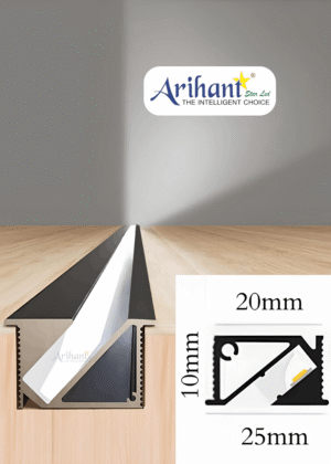 Z Shape Cabinet Profile Light 45Degree Angle For Kitchen, Shelf Aluminium Profile