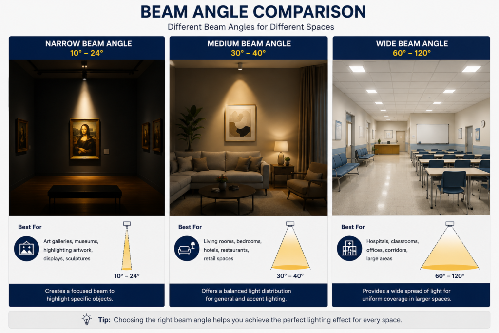 Beam Angle Comparsion