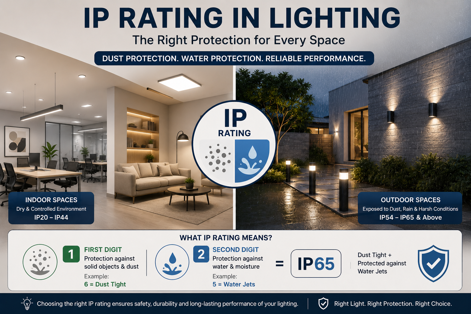 IP Rating In Lighting Explained | Indoor and Outdoor Lighting